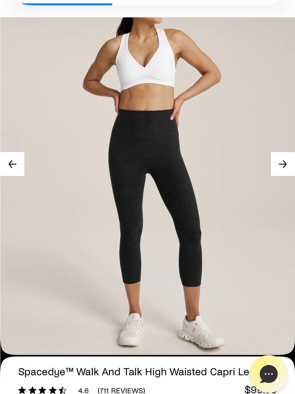 Beyond Yoga Black High-Waist Leggings